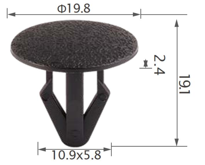 25PCS HONDA Foot mat