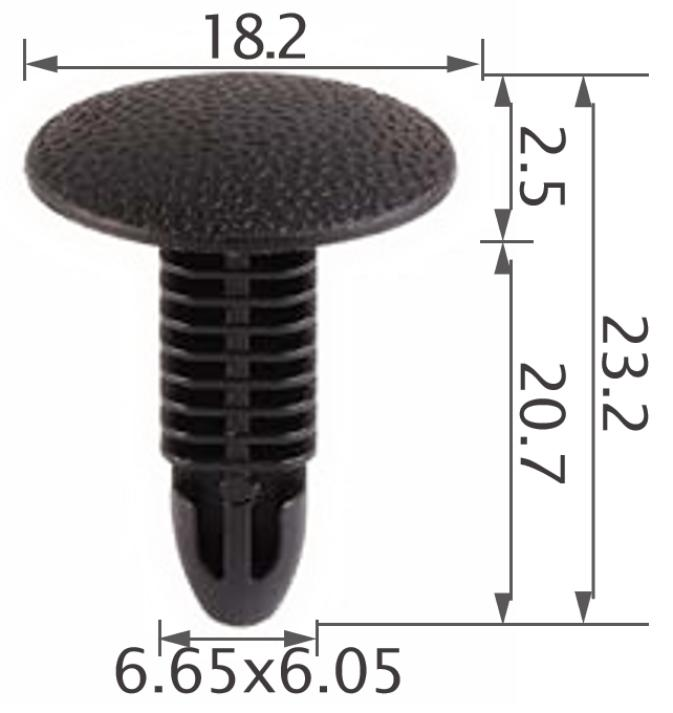 25PCS HONDA Carpet, front floor