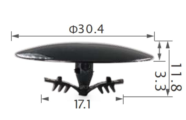 25PCS HONDA Hood insulation