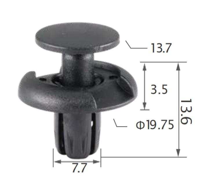 25PCS HONDA Wheelarch, splash guard, hood