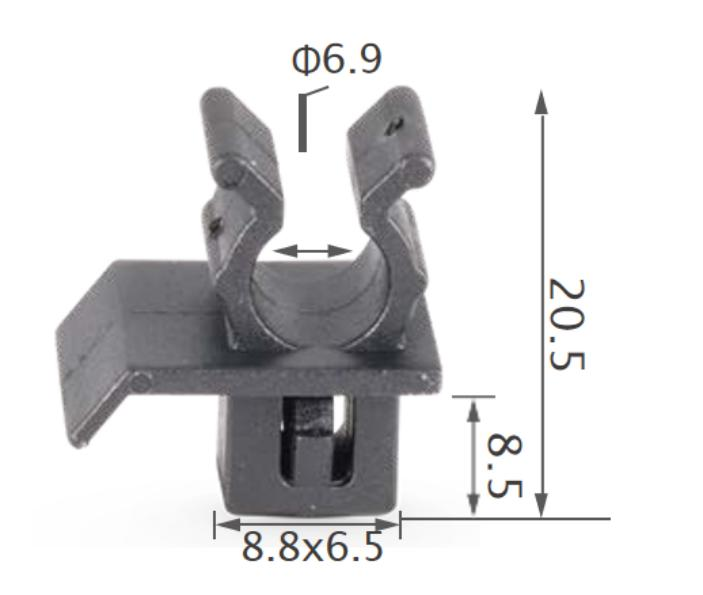 25PCS HONDA Tube & cable routing clip