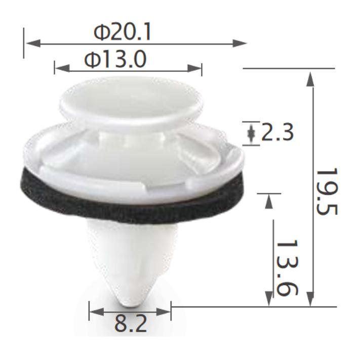 25PCS HONDA Rear tray, floor attachment