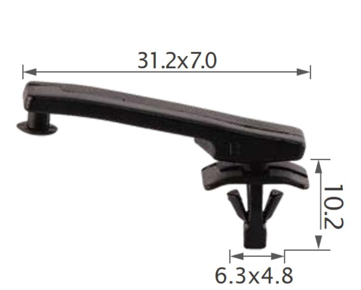 25PCS HONDA Door weatherstrip