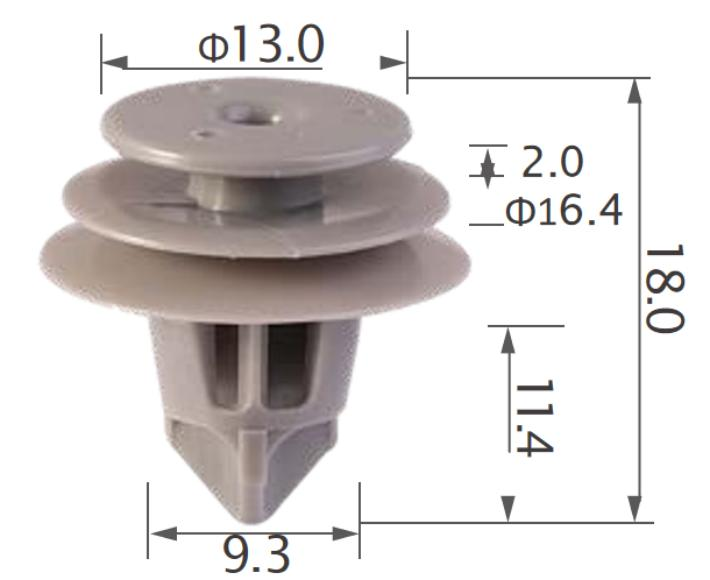 25PCS HONDA Hood, cowl vent