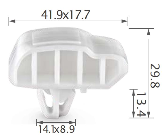 25PCS HONDA Door side moulding