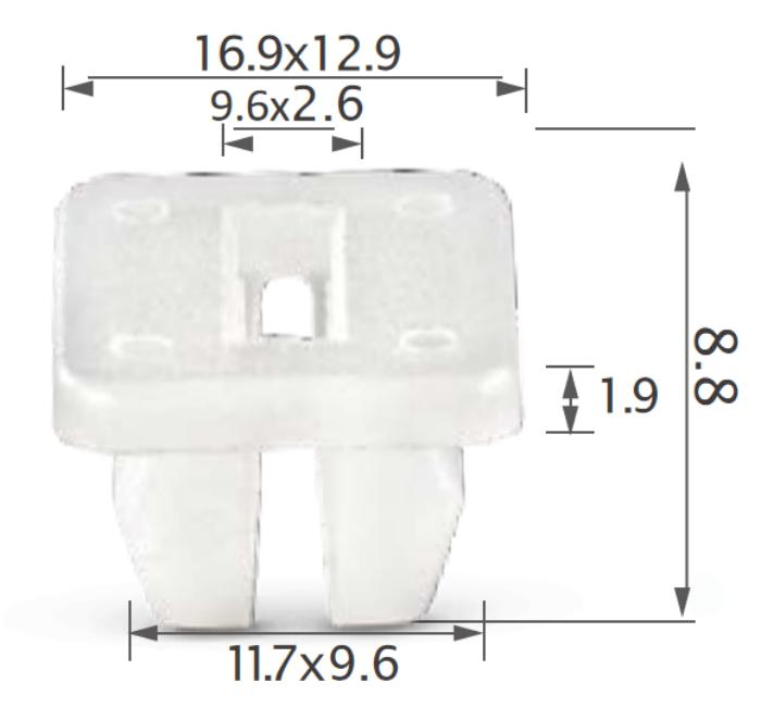 25PCS HONDA Pillar garnish