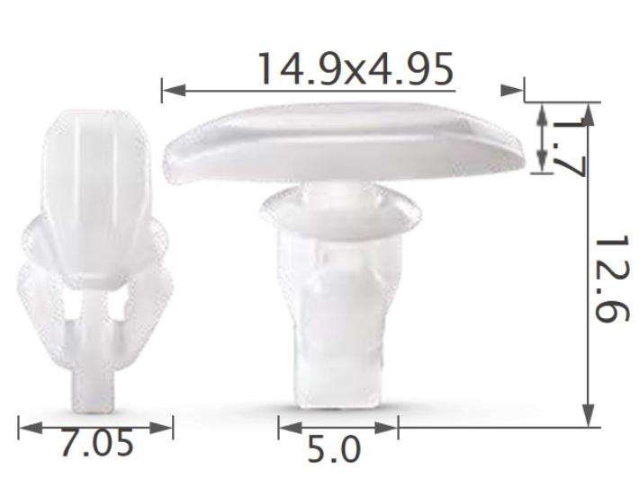 25PCS HONDA Front and rear door weatherstrip