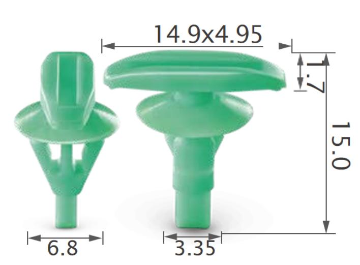 25PCS HONDA Front and rear door weatherstrip