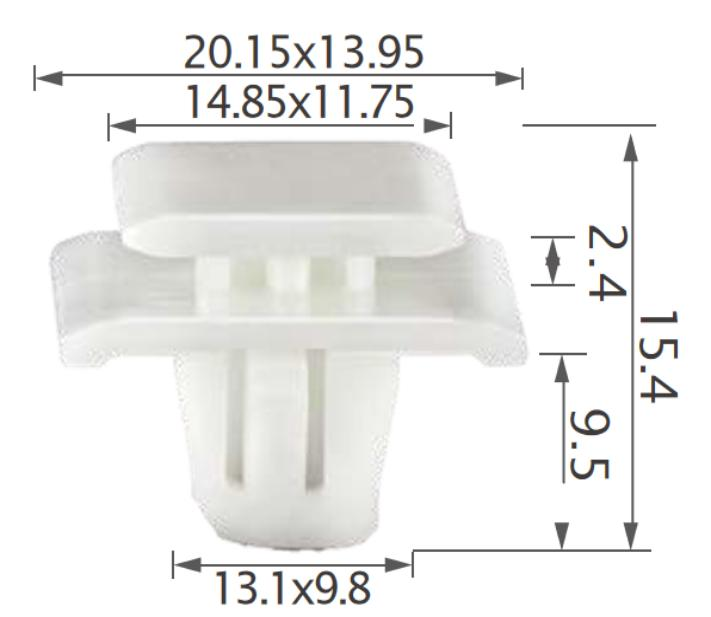 25PCS HONDA Side moulding, rocker panel