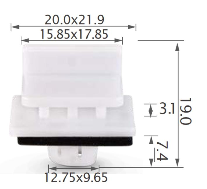 25PCS HONDA Side moulding, rocker panel
