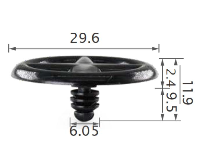 25PCS NISSAN Hood insulation