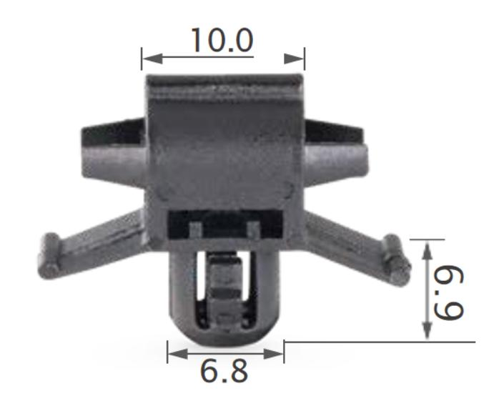 25PCS HONDA Hood prop rod support, Rear panel