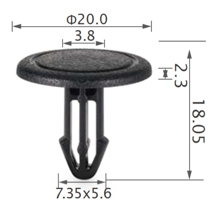 25PCS HONDA Wiper system, wheelarch