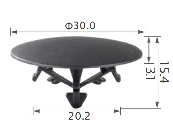 25PCS HONDA Hood insulation