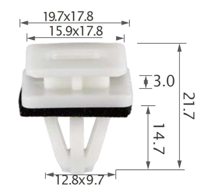 25PCS HONDA Rocker Panel, Side Moulding