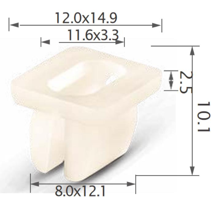 25PCS NISSAN Screw grommet