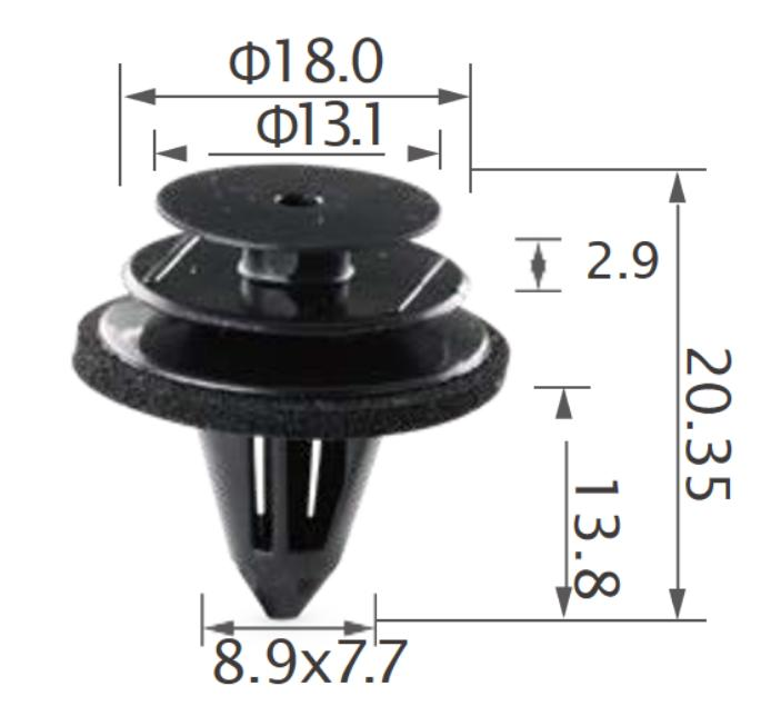 25PCS NISSAN Retainer