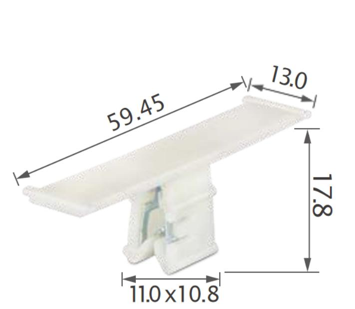 25PCS NISSAN Side moulding