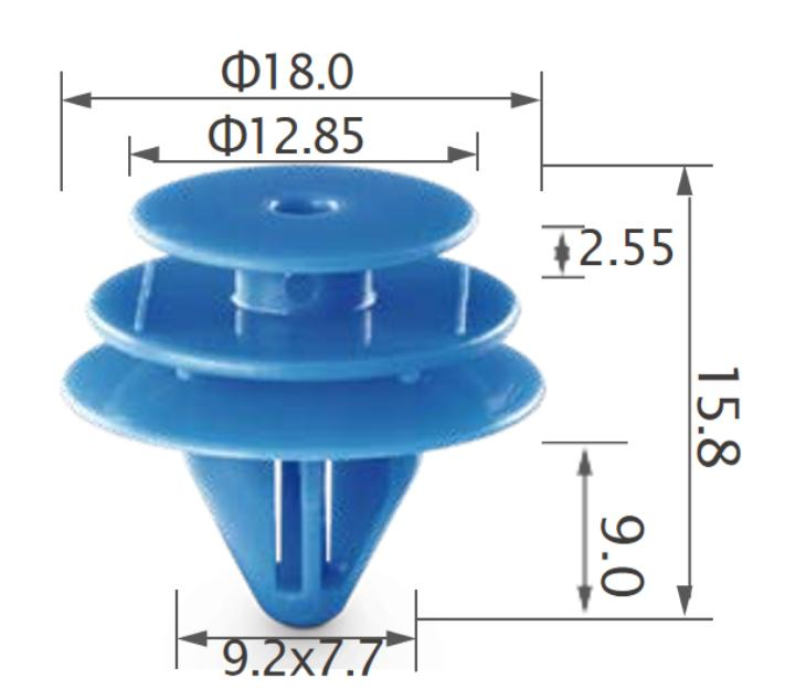 25PCS NISSAN Side moulding