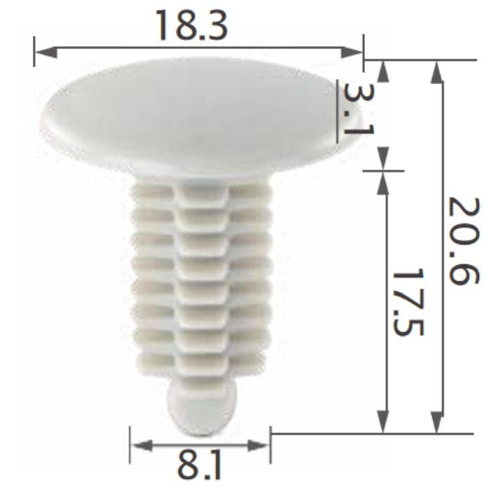 25pcs Mitsubishi Retainer