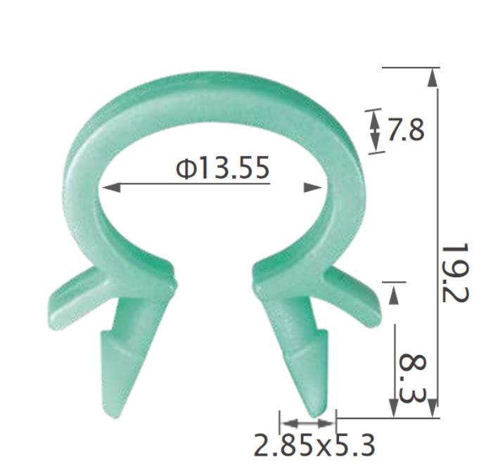 25pcs Renault Tube & cable routing clip