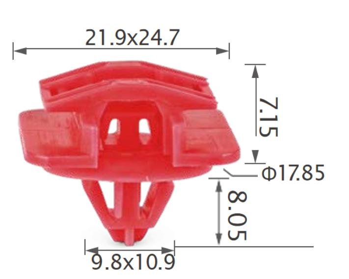 25pcs Renault Side moulding, rocker panel