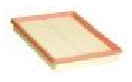 VW  Air Filter 1L0 129 620B 1LO 129 620B 16546-0B000