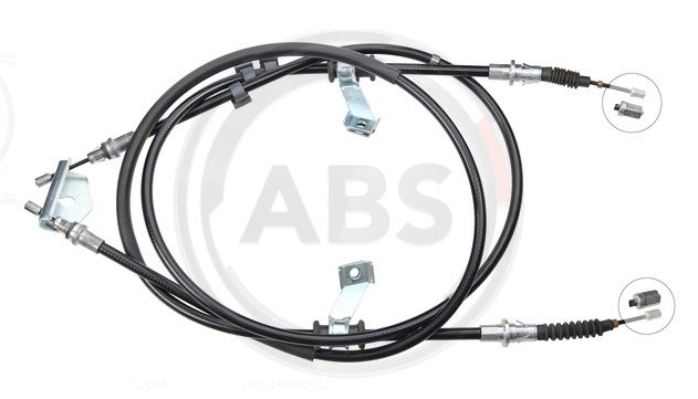 MAZDA 2 (DE) 11.2007 - 10.2010 HAND BRAKE CABLE  D65144400D D65144400E D65144400G D65144400H