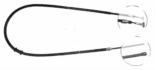 BRAKE CABLE FOR FIAT 46847417/4067925/4067924