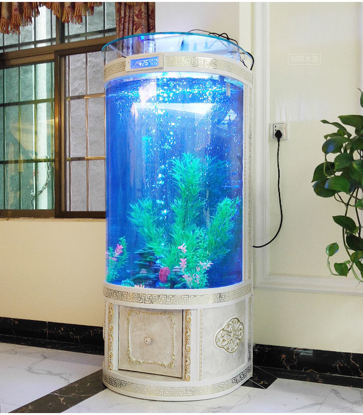 Circular fish outlet tank