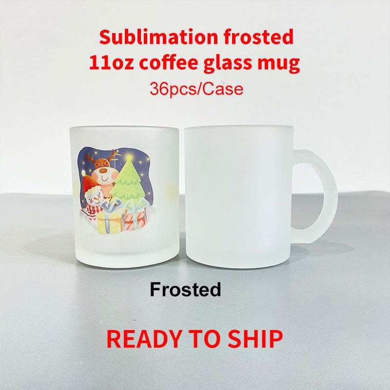 36pcs/case 11oz blank sublimation gradient iridescent frosted coffee mug -Penny