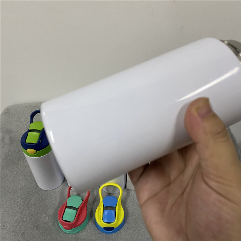 12oz Sublimation Blanks Mix Colors Kids Children Straight Tumbler Water Bottle