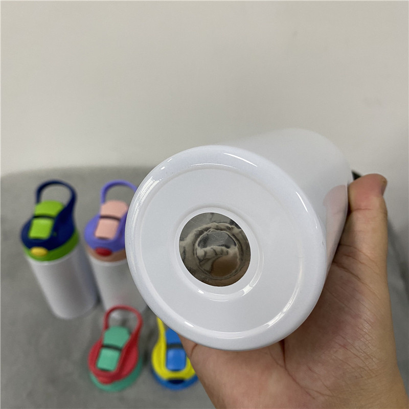 12oz Sublimation Blanks Mix Colors Kids Children Straight Tumbler Water Bottle