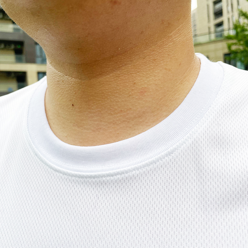 M-5XL White Sublimation Blank 100% mesh Polyester sport T-shirt ( you can leave message to us what size and quantity you want after paid)