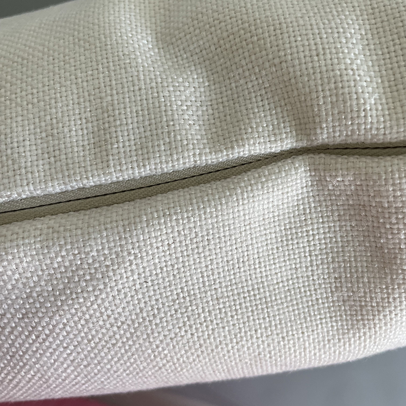 45CM*45CM Sublimation Blank100% Polyester cotton linen feeling soft natural canvas pillow cases with pocket