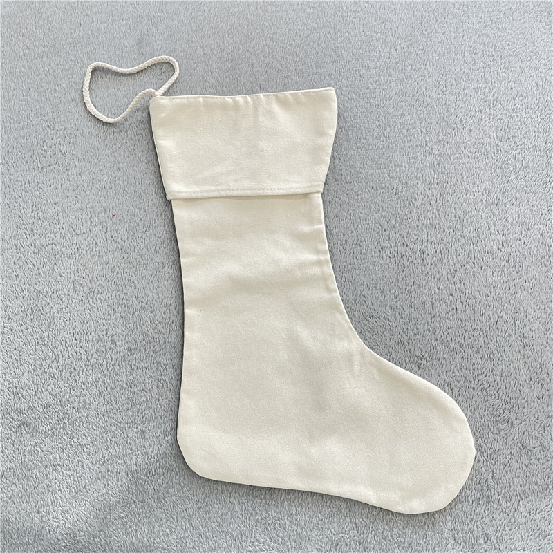 Blank Sublimation Christmas sock bag stocking (you can leave message to us what color and quantity you want after paid)