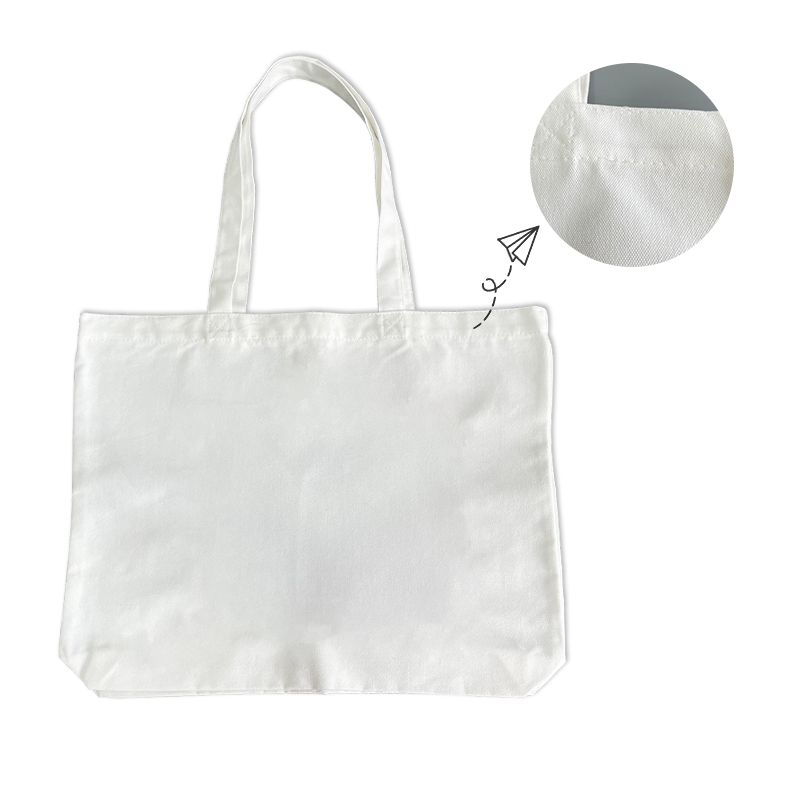 Large size 20.1inch*16.2inch*3.5inch bottom white blank sublimation tote bags shipping bags with bottom