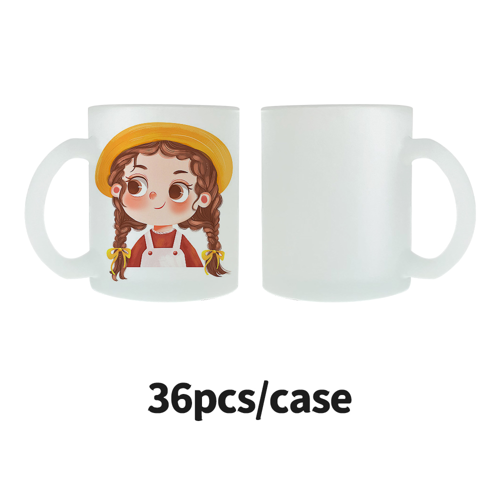 YIPAI 11oz US Blank Sublimation Frosted Coffee Mug Sold By Case