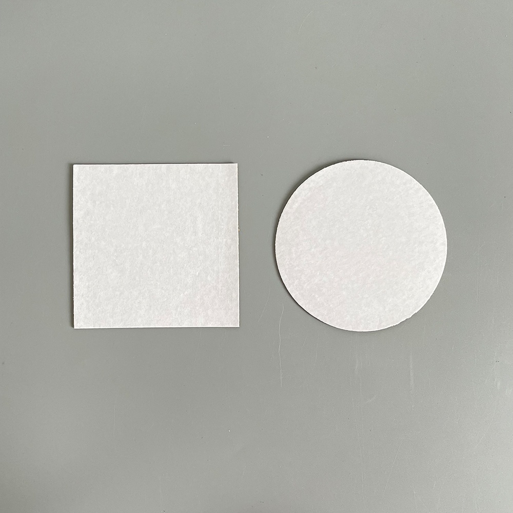 USA Warehouse Wholesale Sublimation Blanks 10cm*10cm Square 10.3cm Round Table Ceramic Coaster With Cork For Drink Coffee