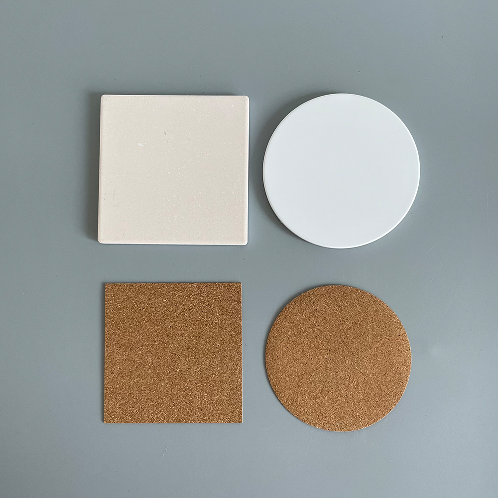 USA Warehouse Wholesale Sublimation Blanks MDF Coaster For Drink Coffee 10cm*10cm Square Shape 10cm Diameter Round Shape Sold By Case (Pre Sale Delivery Time 8th October)