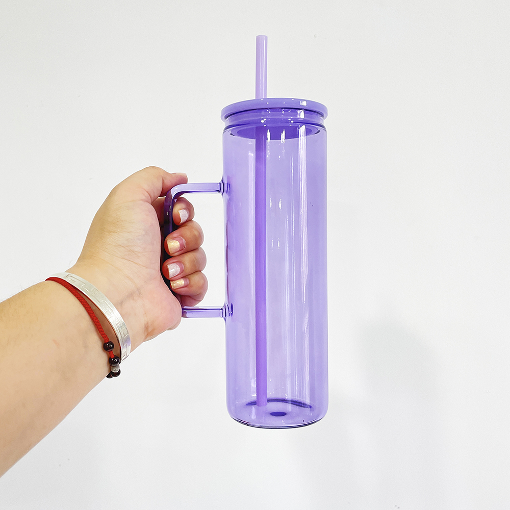 25 Pack YIPAI China Warehouse 20oz Jelly Color Straight Beverage Mug For Sublimation And UV DTF Wraps
