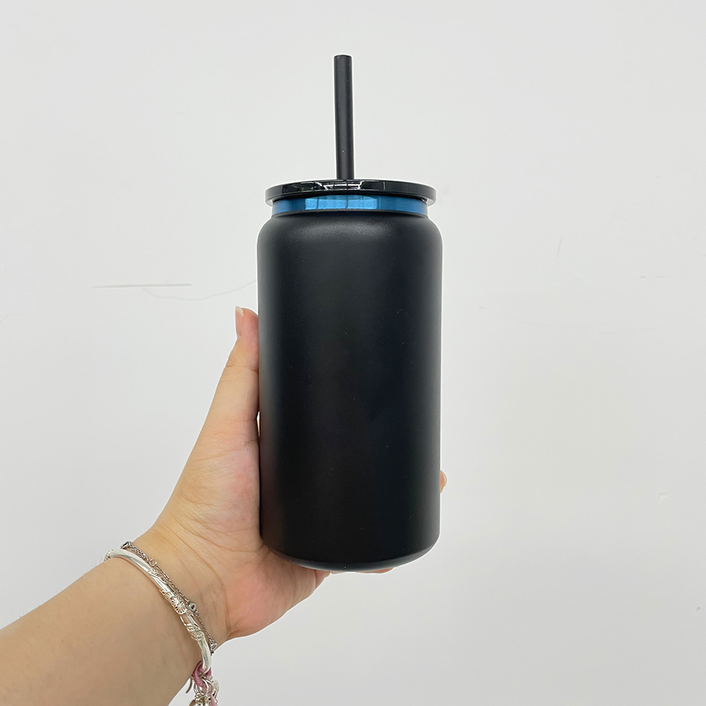 25 Pack YIPAI USA Warehouse 16oz Blue Plated Vacuum Insulated Stainless Steel Can