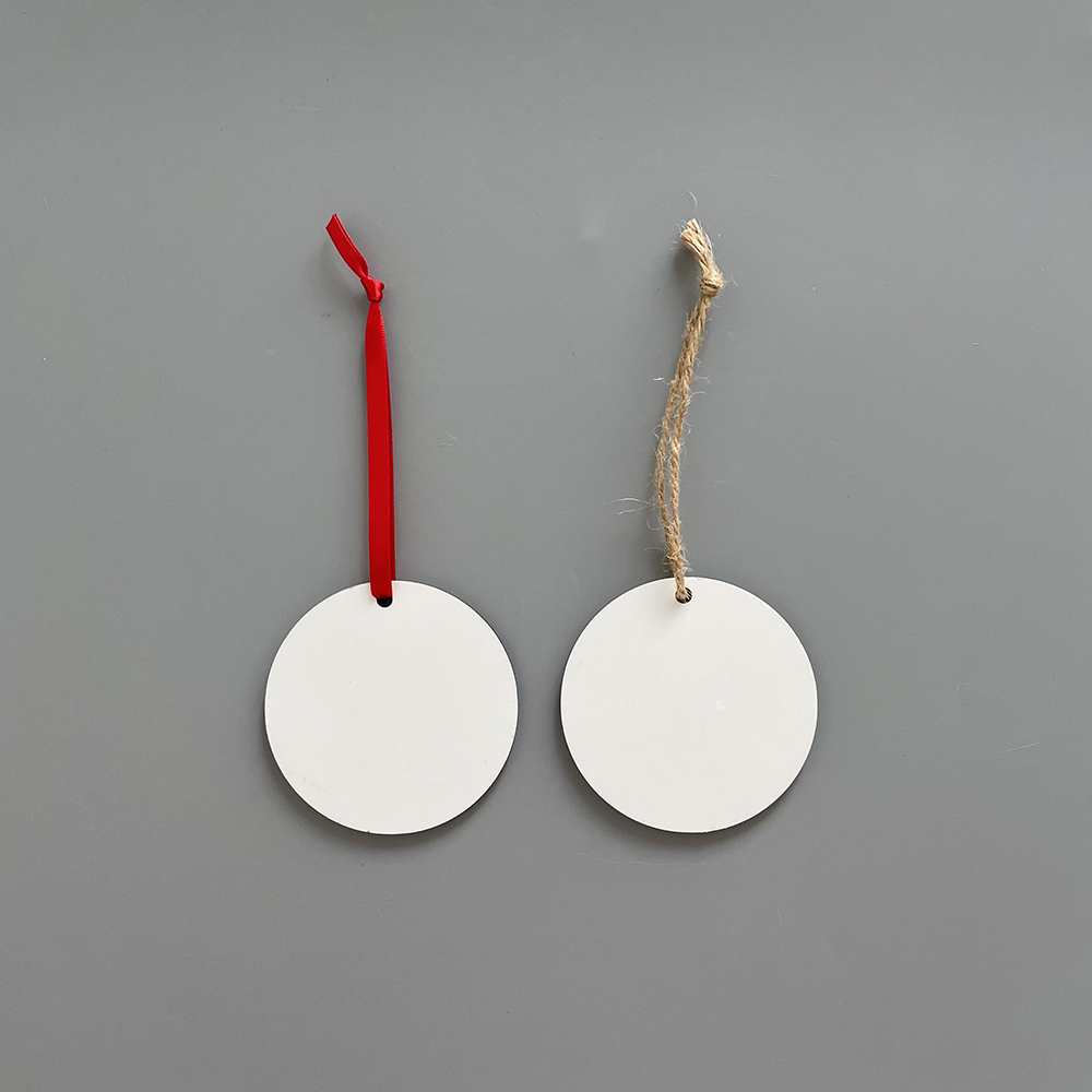 YIPAI US Warehouse Christmas Supply Wholesale MDF Ornaments With Red Rope And Hemp Rope Mix 6 Styles Sold By Case (Pre Sale Delivery Time 8th October)