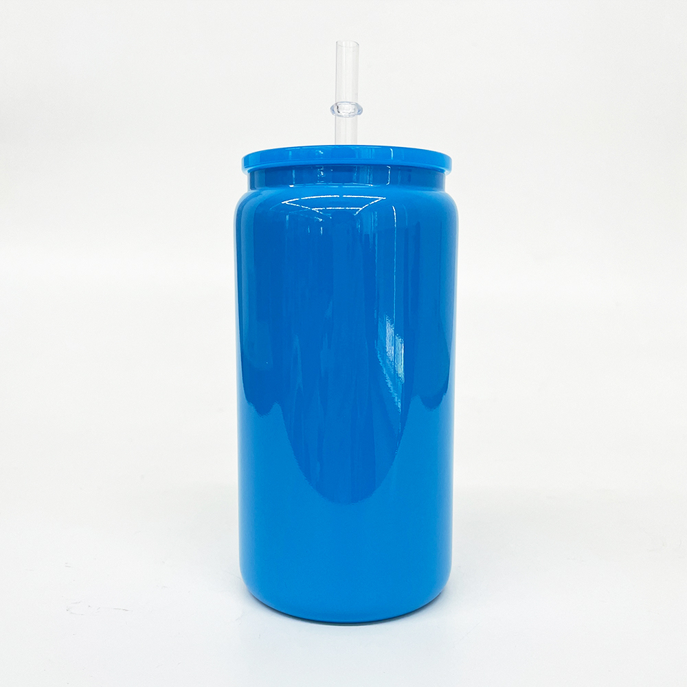 25 Pack 50 Pack YIPAI USA Warehouse 16oz Neon Glass Can For Sublimation And UV DTF Wraps