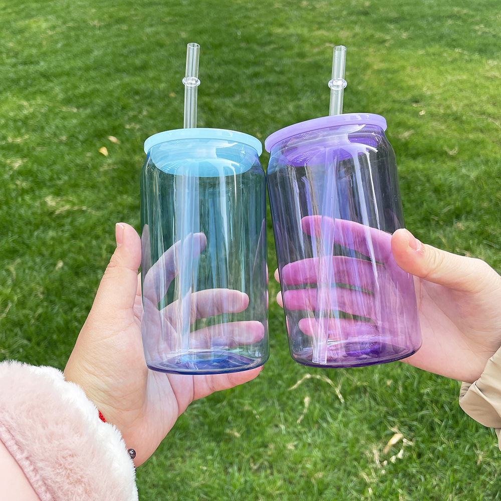 50 Pack 60 Pack YIPAI USA Warehouse Libby Style 16oz 20oz Jelly Color Plastic Cup With PP Lids
