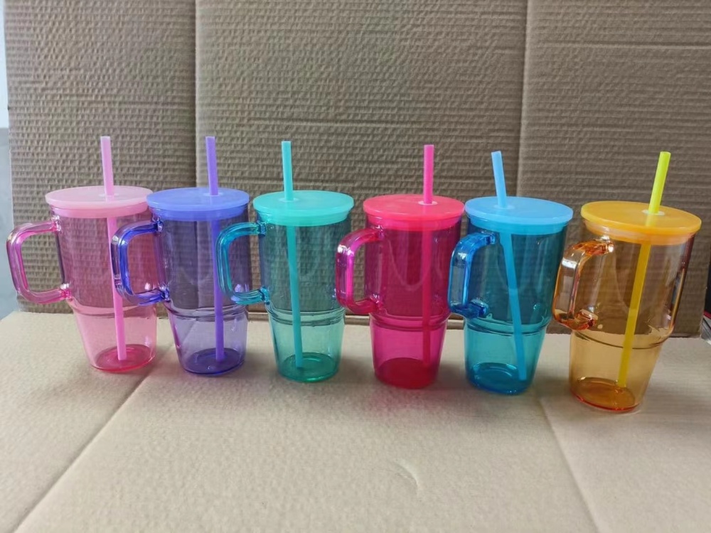 20Pack Yipai China warehouse blank sublimation 20oz glass mugs with handle ,suit for sublimation and UV DTF wraps