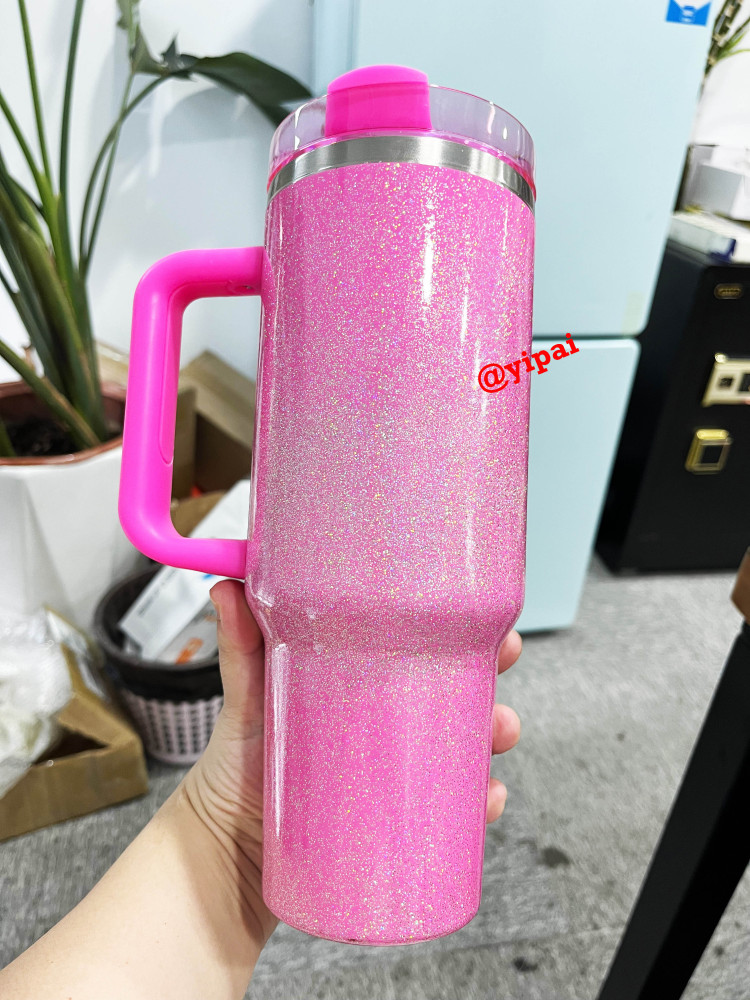 20pack Yipai China warehouse wholesale blank epoxy Starry Sky glitter tumblers for UV dtf wraps and vinyl