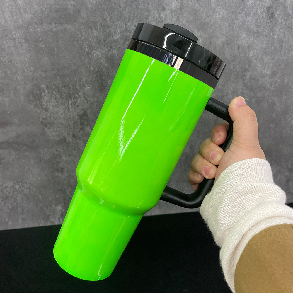 20pack YIPAI China warehouse blank mirror black plated H2.0 40oz NEON tumblers for sublimation and laser engraving