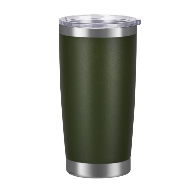 25 Pack China Warehouse 20oz powder coated coffee car tumblers with leak proof normal lids for laser engraving