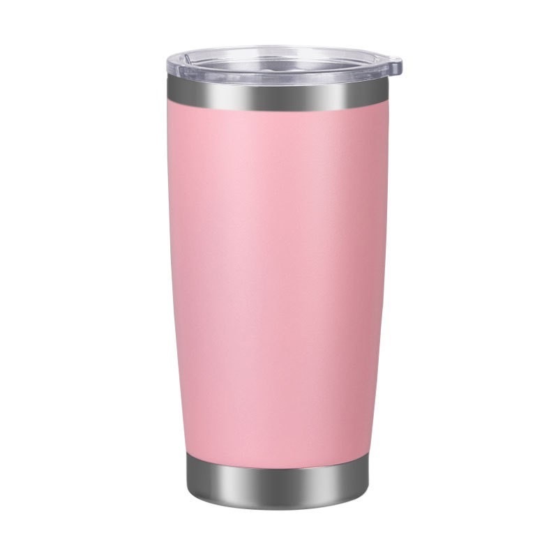 25 Pack China Warehouse 20oz powder coated coffee car tumblers with leak proof normal lids for laser engraving